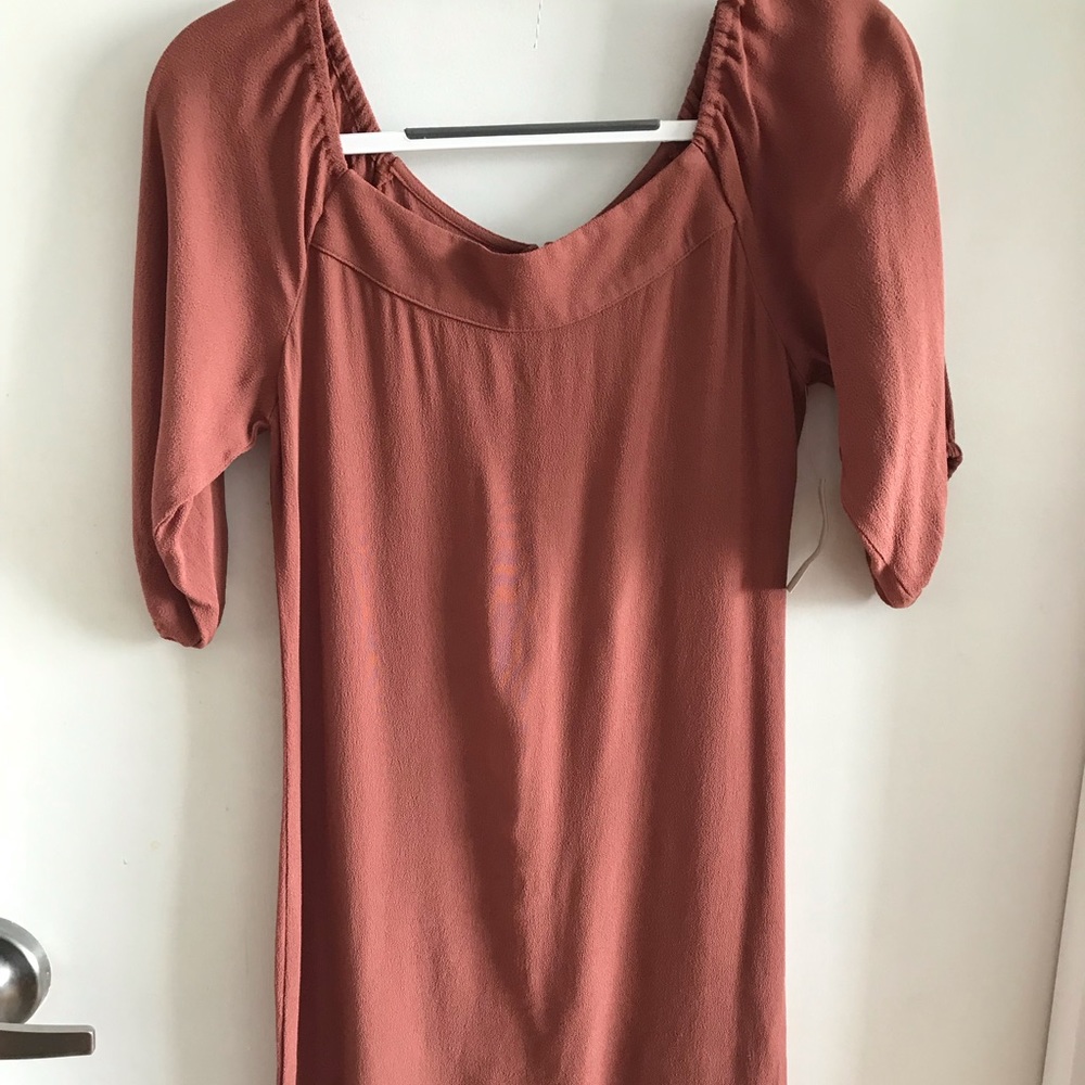 🌿 Flynn Skye Hampton Mini Dress in Saffron - Picture 3 of 6